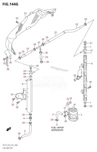 DF175ZG From 17502Z-410001 (E01 E40)  2014 drawing FUEL INJECTOR (DF150ZG:E01)