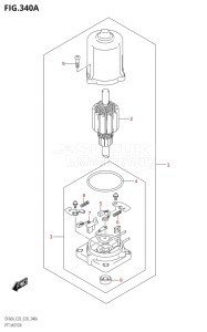 04003F-040001 (2020) 40hp E03-USA (DF40A) DF40A drawing PTT MOTOR