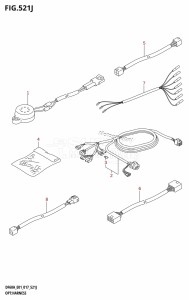 DF50A From 05004F-710001 (E01)  2017 drawing OPT:HARNESS (DF60AQH:E01)