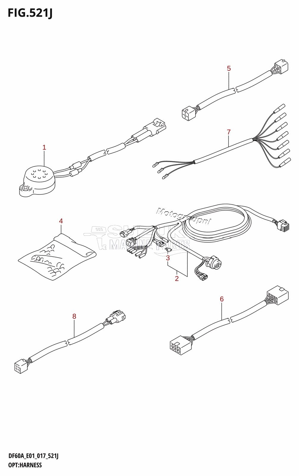 OPT:HARNESS (DF60AQH:E01)