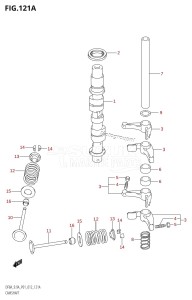 DF8A From 00801F-310001 (P01)  2013 drawing CAMSHAFT (DF8A:P01)