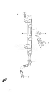 Outboard DF 25A drawing Fuel Injector