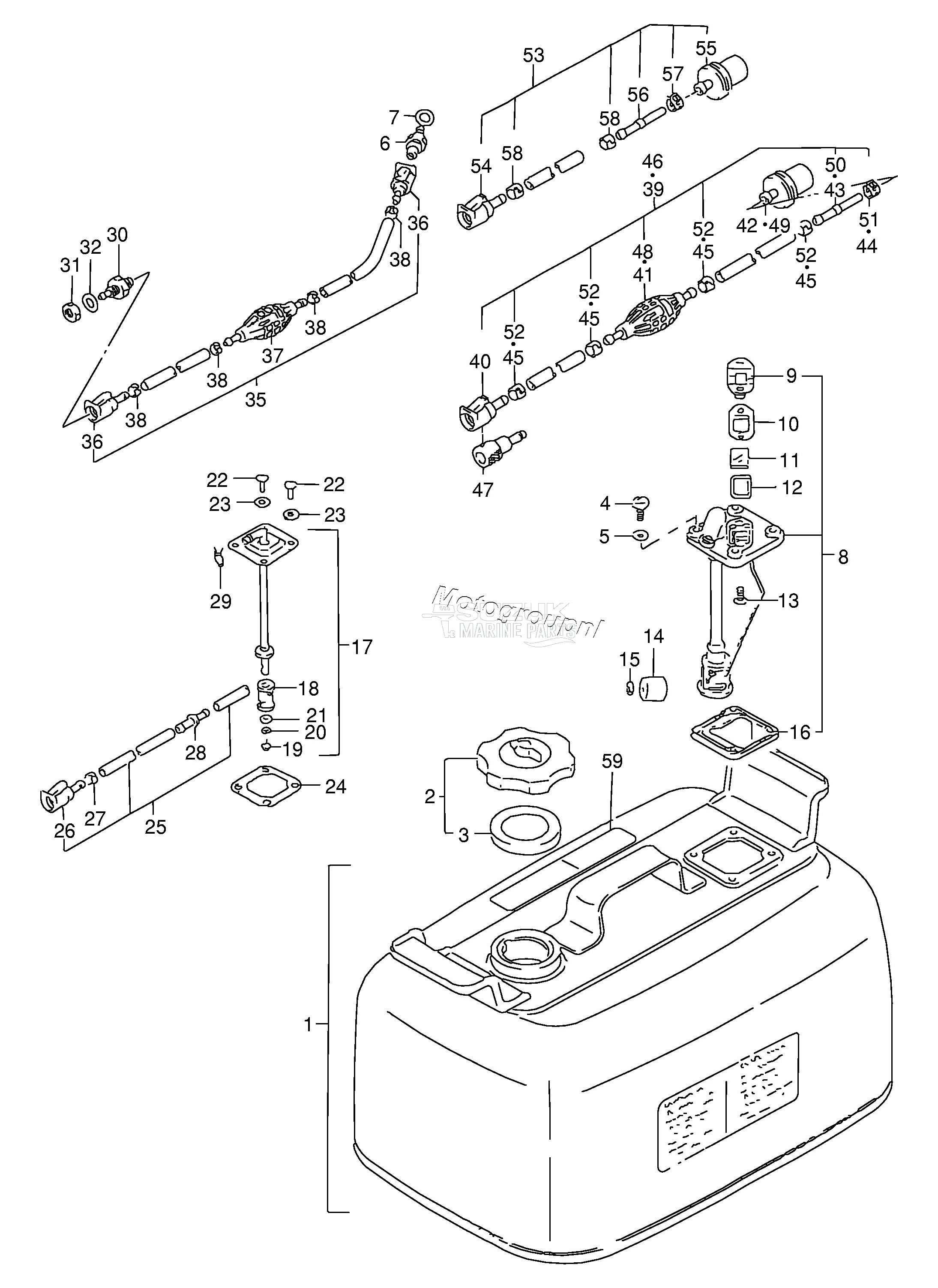 FUEL TANK (MODEL:88~92 /​ 24L)