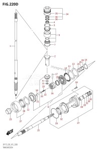 DF175Z From 17502Z-510001 (E03)  2015 drawing TRANSMISSION (DF150ZG:E03)