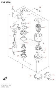 DF115AST From 11504F-510001 (E03)  2015 drawing STARTING MOTOR