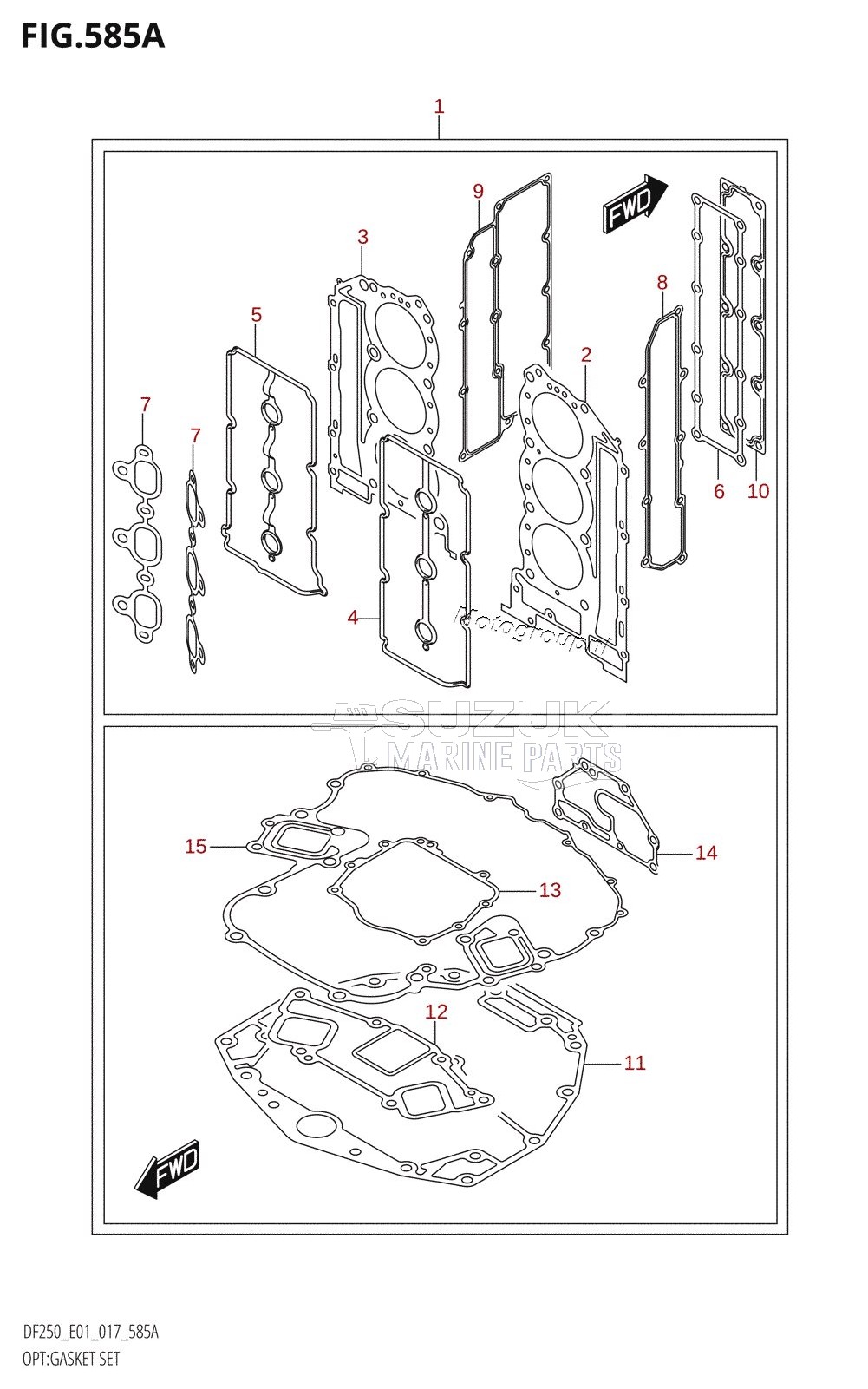 OPT:GASKET SET