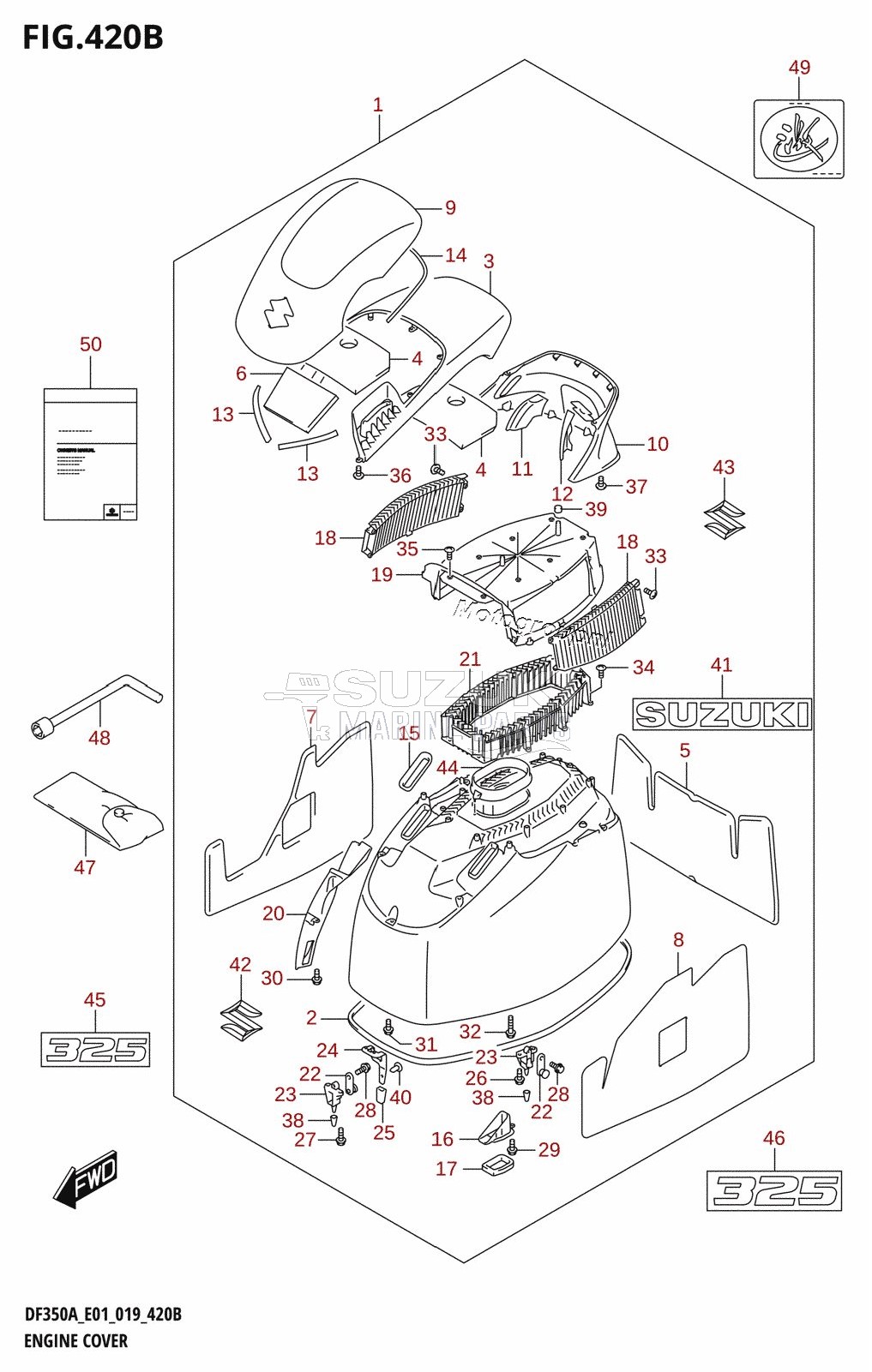 ENGINE COVER (DF325A:E01)