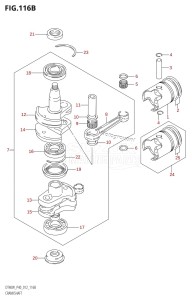 DT40 From 04005K-210001 ()  2012 drawing CRANKSHAFT (DT40W:P90)