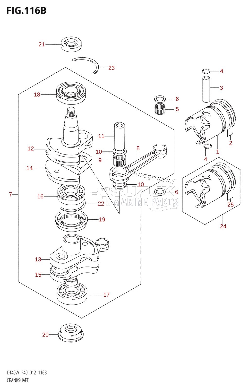 CRANKSHAFT (DT40W:P90)