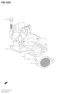 DF4 From 00402F-410001 (P01)  2014 drawing INTAKE MANIFOLD (DF6:P01)