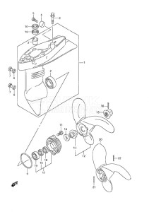 DF 2.5 drawing Gear Case