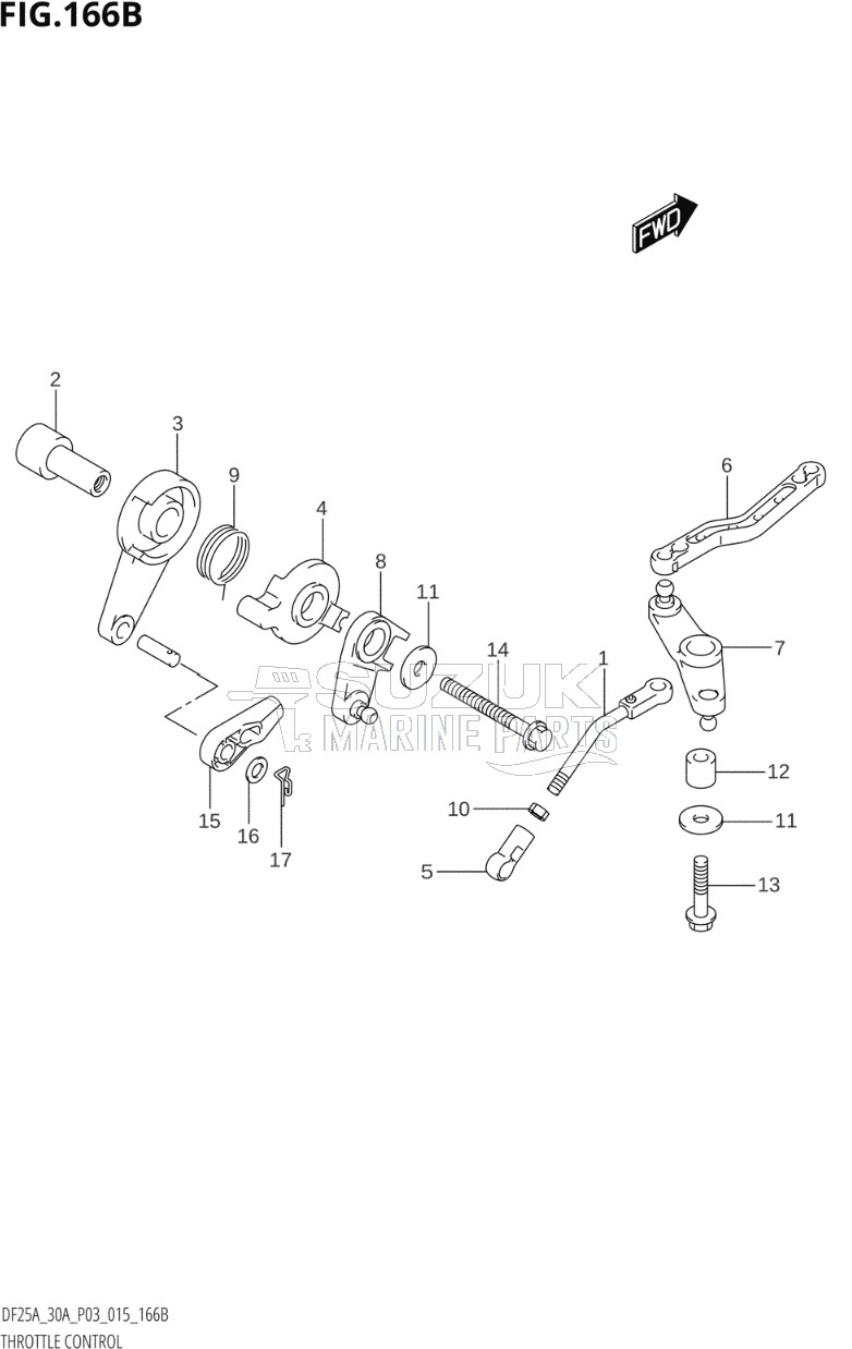 THROTTLE CONTROL (DF25AR:P03)