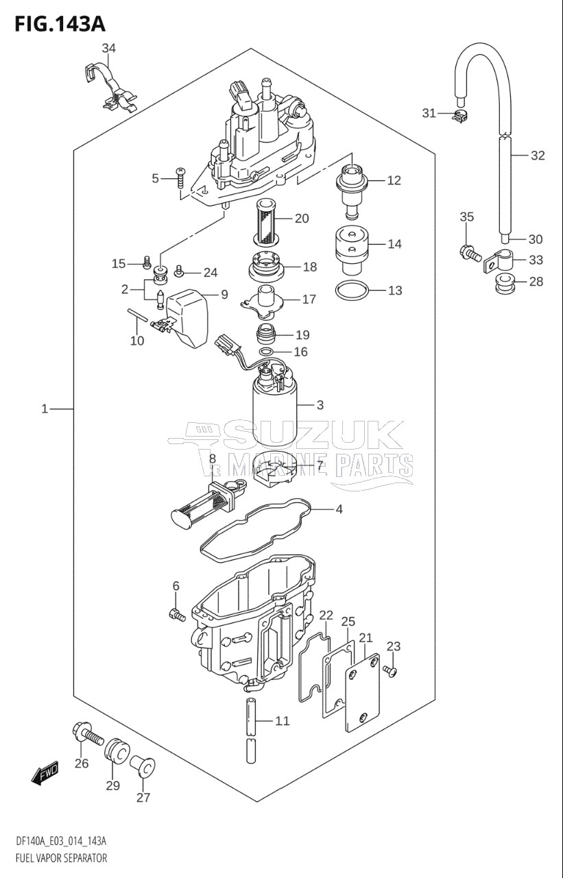 FUEL VAPOR SEPARATOR