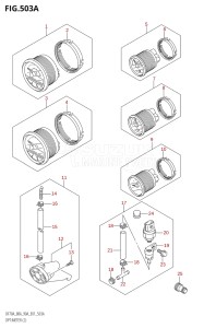 07002F-980001 (2009) 70hp E01-Gen. Export 1 (DF70ATK9) DF70A drawing OPT:METER (2)