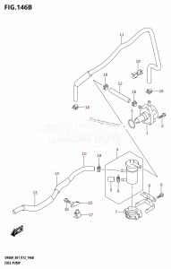 DF40A From 04003F-210001 (E01)  2012 drawing FUEL PUMP (DF40AQH:E01)