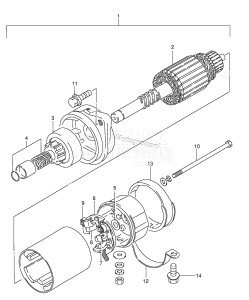 DT40 From 04003-880001 ()  2008 drawing STARTING MOTOR