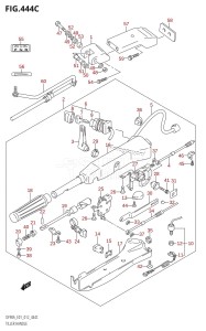 DF70A From 07003F-210001 (E01 E40)  2012 drawing TILLER HANDLE (DF90ATH:E01)