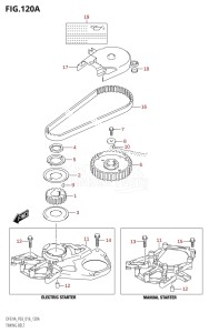 DF9.9A From 00994F-610001 (P03)  2016 drawing TIMING BELT (DF8A:P03)