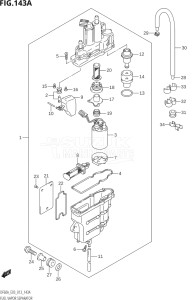 06002F-310001 (2013) 60hp E03-USA (DF60A) DF60A drawing FUEL VAPOR SEPARATOR