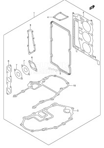 DF25T From 02501 F-680001 ()  2006 drawing OPT:GASKET SET