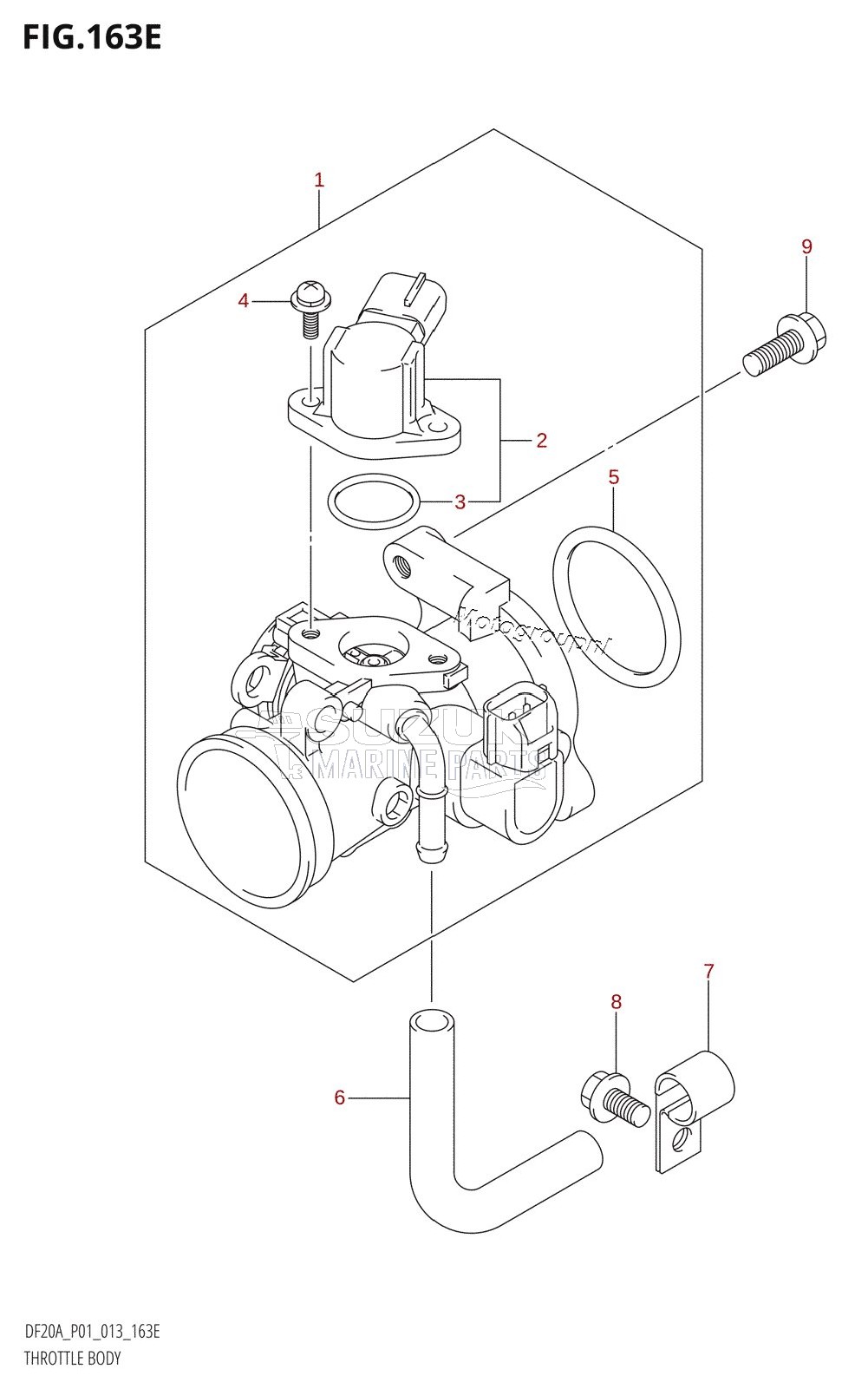 THROTTLE BODY (DF20A:P01)