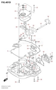 DF225T From 22503F-710001 (E01 E40)  2017 drawing ENGINE HOLDER (DF200Z:E40)