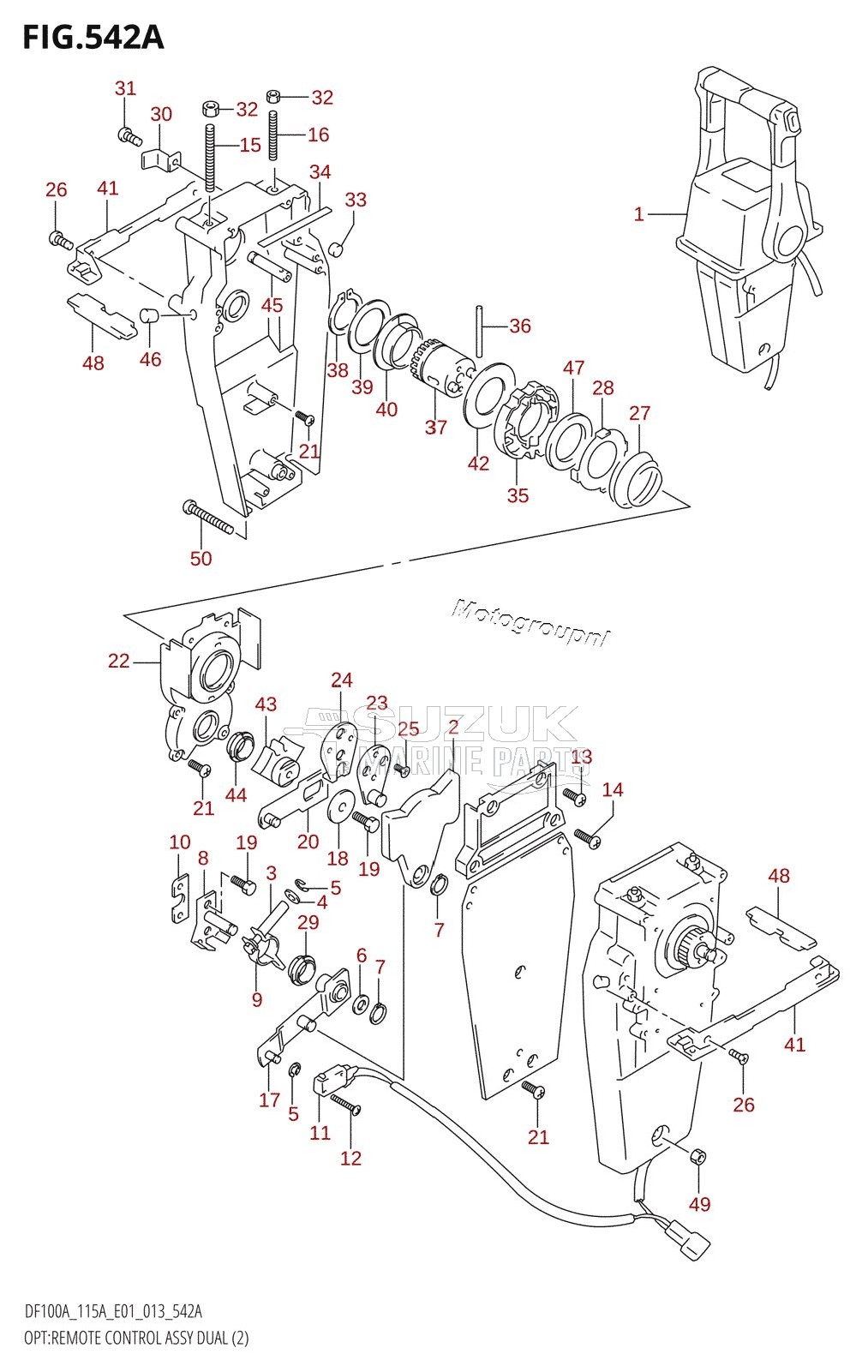 OPT:REMOTE CONTROL ASSY DUAL (2)