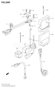 DF175T From 17502F-410001 (E01 E40)  2014 drawing PTT SWITCH /​ ENGINE CONTROL UNIT (DF150Z:E40)