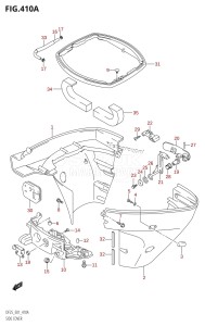 DF20 From 02001F-780001 (E01)  2007 drawing SIDE COVER