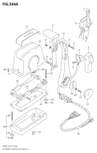 07003F-410001 (2014) 70hp E03-USA (DF70A) DF70A drawing OPT:REMOTE CONTROL ASSY SINGLE (1)