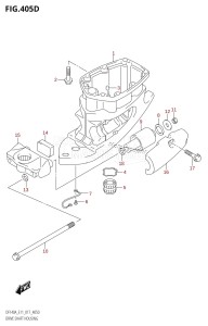 DF115AST From 11504F-710001 (E03)  2017 drawing DRIVE SHAFT HOUSING (DF115AZ:E11)