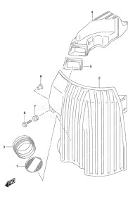 Outboard DF 140A drawing Silencer