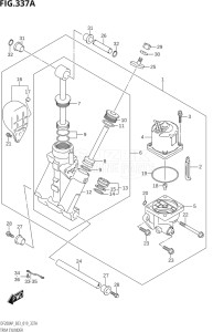 20003P-910001 (2019) 200hp E03-USA (DF200AP) DF200AP drawing TRIM CYLINDER