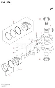 DF9.9A From 00994F-140001 (E01)  2021 drawing CRANKSHAFT