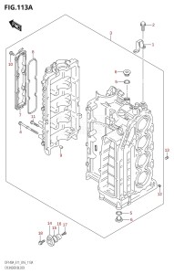 DF115AST From 11504F-610001 (E03)  2016 drawing CYLINDER BLOCK