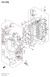 DF225Z From 22503Z-310001 (E01 E40)  2013 drawing THROTTLE BODY (DF250T:E01)