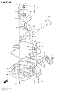 DF225Z From 22503Z-610001 (E01 E40)  2016 drawing ENGINE HOLDER (DF225Z:E01)