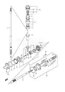 Outboard DF 175 drawing Transmission