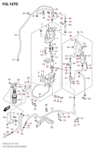 DF350A From 35001F-710001 (E01)  2017 drawing FUEL PUMP /​ FUEL VAPOR SEPARATOR (DF325A:E40)