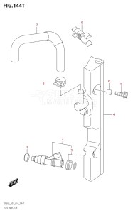 05003F-610001 (2016) 50hp E01-Gen. Export 1 (DF50A  DF50ATH) DF50A drawing FUEL INJECTOR (DF60AVTH:E01)