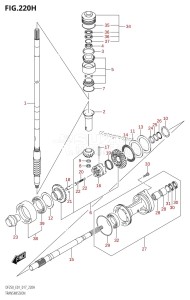 DF200 From 20002F-710001 (E01 E40)  2017 drawing TRANSMISSION (DF225Z:E40)