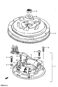 DT30 From 03001-408067 till 411086 ()  1985 drawing MAGNETO