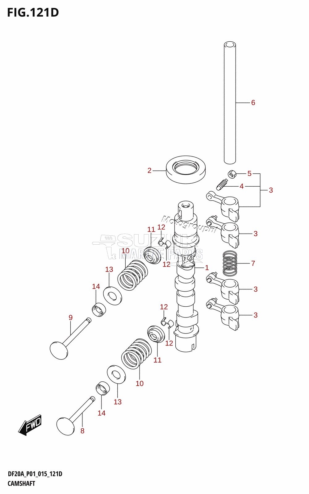 CAMSHAFT (DF15A:P01)