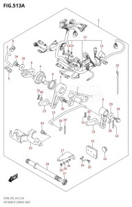 DF9.9B From 00995F-410001 (P03)  2014 drawing OPT:REMOTE CONTROL PARTS (DF9.9B:P03)