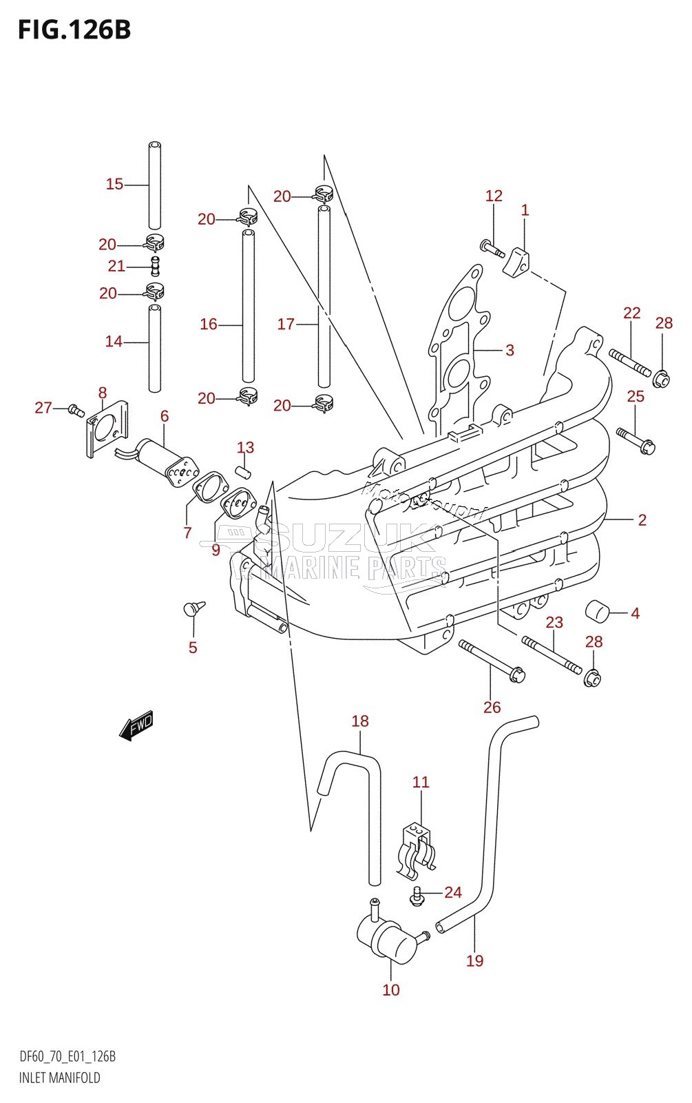 INLET MANIFOLD (DF60T:(X,Y,K1))