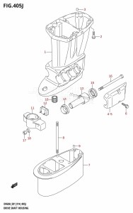 DF40A From 04004F-410001 (E34-Italy)  2014 drawing DRIVE SHAFT HOUSING (DF60AQH:E01)