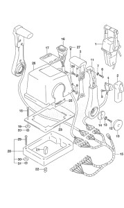 Outboard DF 140A drawing Top Mount Dual (1)