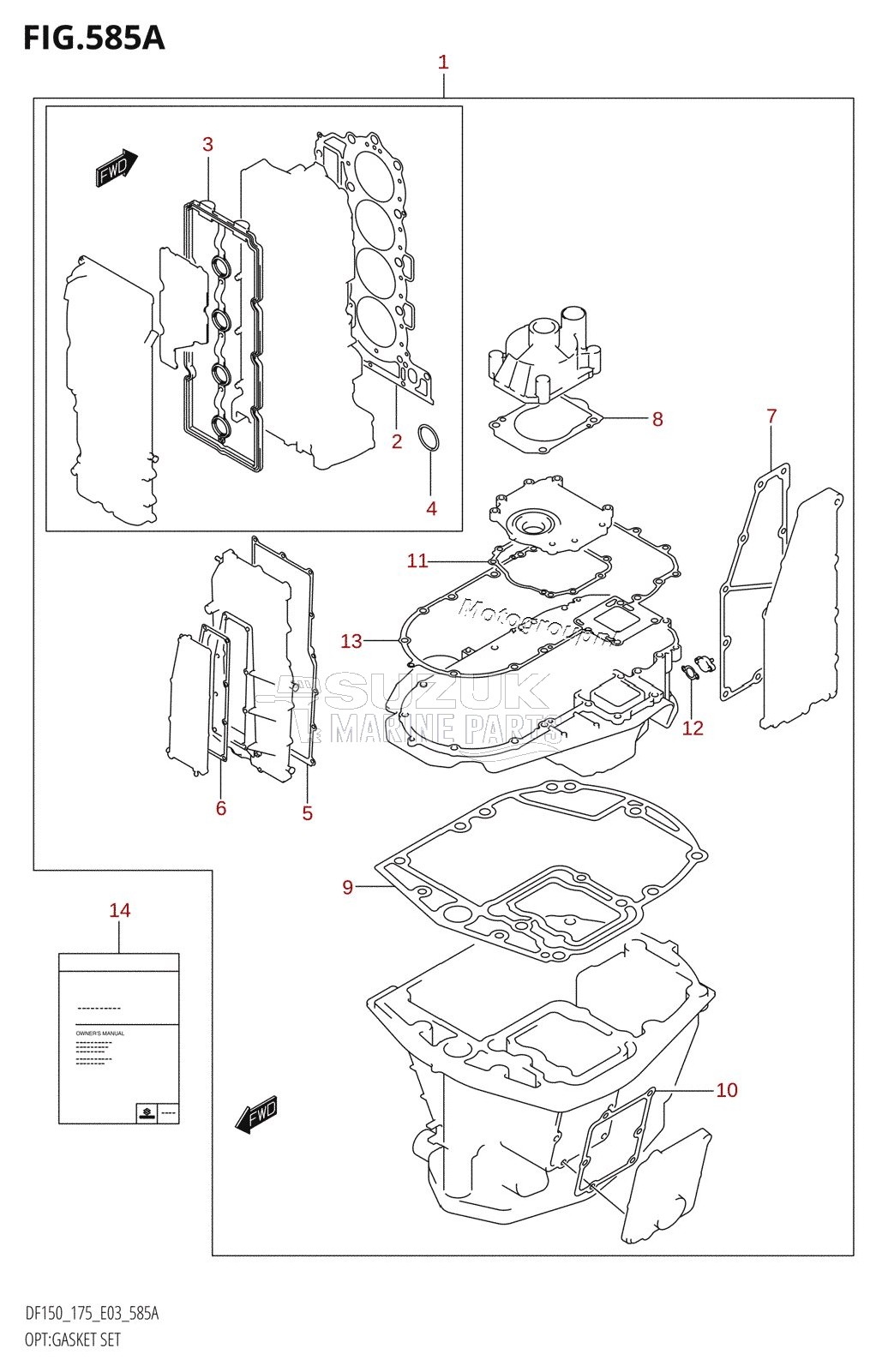 OPT:GASKET SET