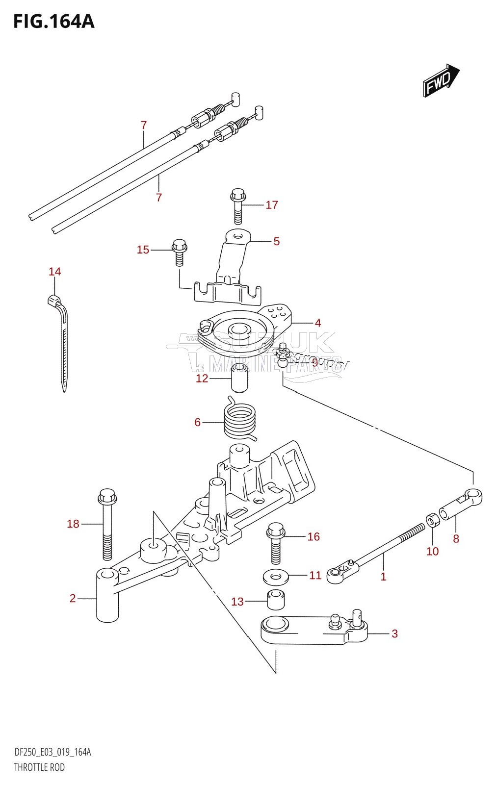 THROTTLE ROD