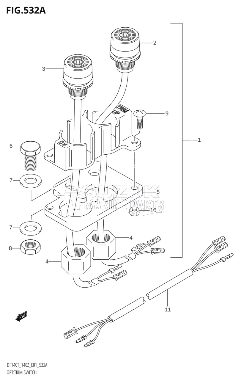 OPT:TRIM SWITCH (K2,K3,K4)